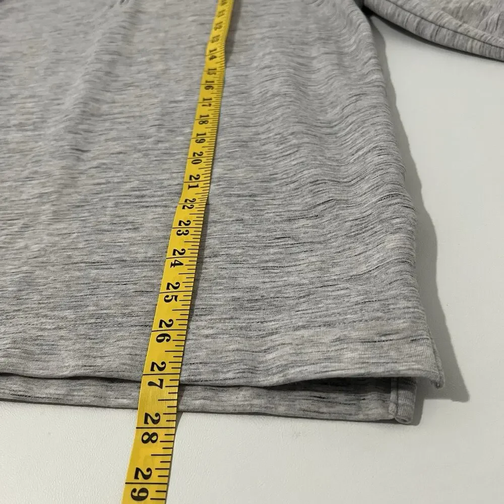 Banana Republic Men’s Size L Gray Moisture Wicking 1/4 Zip Pullover Layers
